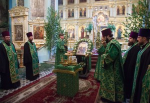Всенощное бдение в храме Сошествия Святого Духа г. Саратова