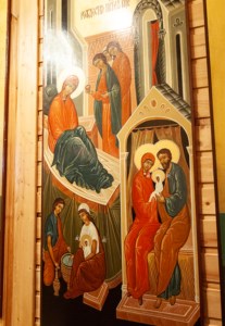 Всенощное бдение в храме в честь Рождества Пресвятой Богородицы г. Саратова