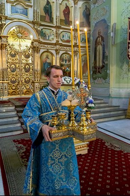 Всенощное бдение в Покровском храме г. Саратова