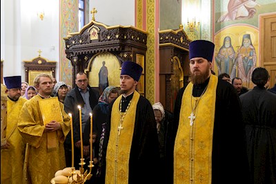 Всенощное бдение в Иоанновском женском монастыре с. Алексеевка