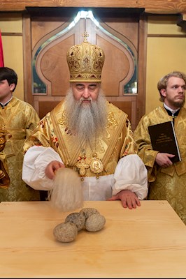 Митрополит Лонгин совершил Великое освящение храма Преображения Господня р.п. Соколовый