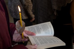 Великое повечерие с чтением канона преподобного Андрея Критского в Свято-Троицком кафедральном соборе г. Вольска