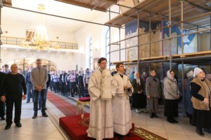 Божественная литургия в Свято-Никольском мужском монастыре г. Саратова