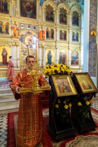 Всенощное бдение в храме Сошествия Святого Духа г. Саратова