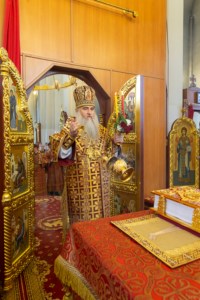 Божественная литургия в храме великомученика Георгия Победоносца г. Саратова