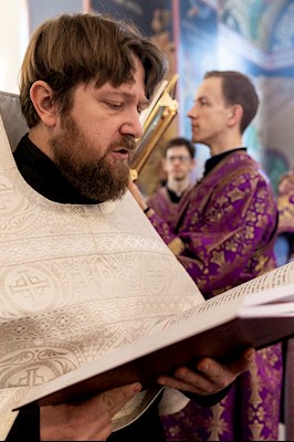 Божественная литургия в Свято-Никольском мужском монастыре г. Саратова