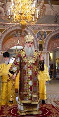 Всенощное бдение в Свято-Троицком кафедральном соборе г. Саратова