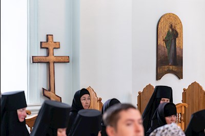 Митрополит Лонгин совершил отпевание игумении Ксении (Афанасьевой)