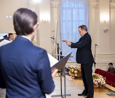 Архиерейский мужской хор выступил в консерватории