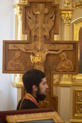 Митрополит Игнатий совершил Божественную литургию в храме святого апостола и евангелиста Иоанна Богослова г. Саратова
