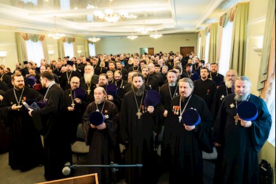 Митрополит Игнатий возглавил ежегодное Епархиальное собрание духовенства Саратовской епархии