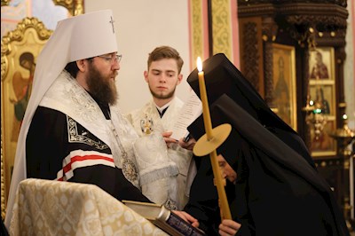 Митрополит Игнатий совершил постриги в Иоанновском женском монастыре