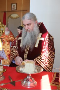 Божественная литургия в Свято-Троицком кафедральном соборе Вольска