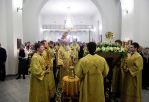 Всенощное бдение в Свято-Никольском мужском монастыре г. Саратова