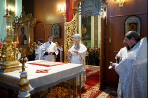 В праздник Крещения Господня Митрополит Лонгин совершил Божественную литургию и Чин Великого освящения воды