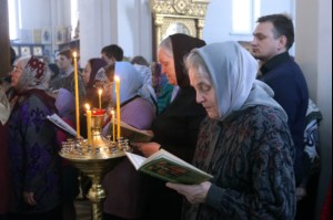 Пассия в храме во имя святого великомученика Георгия Победоносца г.Саратова