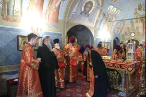 Всенощное бдение в Свято-Троицком кафедральном соборе г.Саратова
