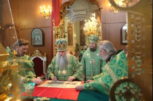 Божественная литургия в храме Сошествия Святого Духа г. Саратова