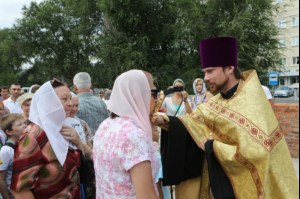 Чин основания храма во имя апостола и евангелиста Иоанна Богослова в Октябрьском районе города Саратова