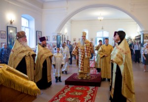 Всенощное бдение в храме в честь Рождества Христова г. Вольска