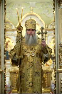 Божественная литургия в храме в честь Покрова Пресвятой Богородицы г. Саратова