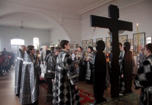 Пассия в храме в честь Рождества Христова г.Вольска