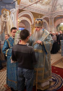 Полиелейная утреня в Свято-Троицком кафедральном соборе г.Саратова