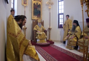 Божественная литургия в Свято-Алексиевском женском монастыре г. Саратова
