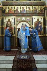 Всенощное бдение на Архиерейском подворье – храме в честь иконы Божией Матери «Утоли моя печали» г.Саратова