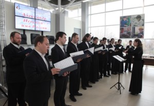 Строящийся храм Александра Невского и музей боевой и трудовой славы провели праздник в честь 775-летия победы на Чудском озере