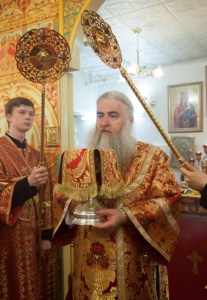 Божественная литургия в храме во имя святой блаженной Матроны Московской п.Красный Октябрь Саратовского района