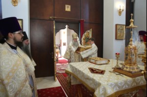 Божественная литургия в Свято-Алексиевском женском монастыре г.Саратова