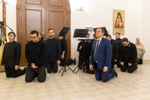 Великое освящение храма во имя святителя Спиридона Тримифунтского г. Саратова и первая Божественная литургия в новоосвященном храме