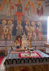 Литургия Преждеосвященных Даров в Свято-Никольском мужском монастыре г.Саратова