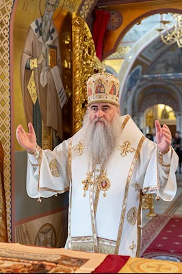 Божественная литургия в Свято-Троицком кафедральном соборе г. Саратова