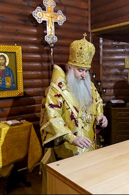 Великое освящение храма Казанской иконы Божией Матери г. Вольска и Божественная литургия в новоосвященном храме