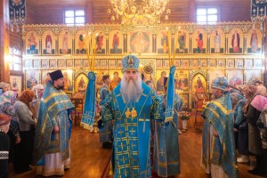 Божественная литургия в храме в честь Сретения Господня г.Саратова