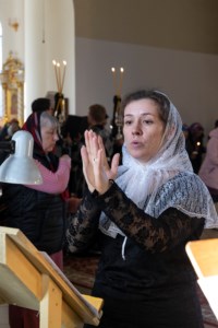 Великое повечерие с чтением канона преподобного Андрея Критского в Свято-Троицком кафедральном соборе г. Вольска