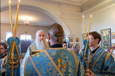 Всенощное бдение в храме Рождества Христова г. Вольска