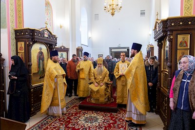 Божественная литургия в Свято-Иоанновском женском монастыре с. Алексеевка Хвалынского района
