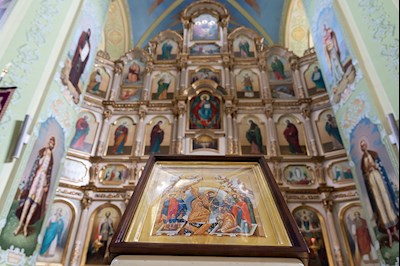 Всенощное бдение в храме Покрова Пресвятой Богородицы г. Саратова