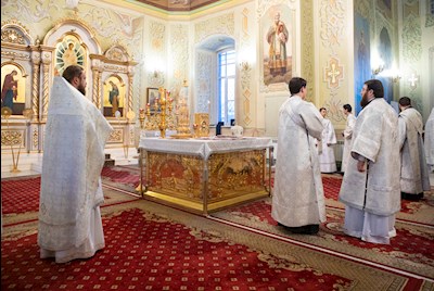 В праздник Крещения Господня митрополит Игнатий совершил Божественную литургию