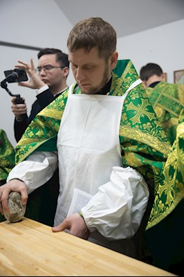 Митрополит Игнатий совершил Великое освящение храма преподобного Серафима Саровского р.п. Татищево и первую Божественную литургию в новоосвященном храме