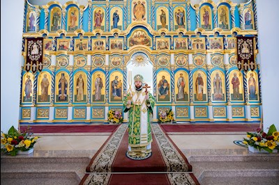 Митрополит Игнатий совершил Божественную литургию в Свято-Сергиевском женском монастыре с. Алексеевка