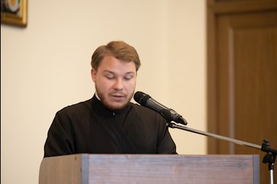 Митрополит Игнатий принял участие в защите выпускных квалификационных работ магистров в СПДС