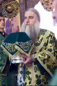 Божественная литургия в храме во имя преподобного Сергия Радонежского поселок Юбилейный г.Саратова