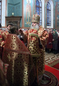 Всенощное бдение в Крестовоздвиженском храме г. Хвалынска