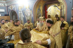 Великое освящение верхнего храма во имя Святой Живоначальной Троицы Свято-Троицкого кафедрального собора города Саратова