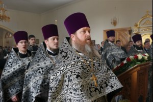 Литургия Преждеосвященных Даров в храме в честь Казанской иконы Божией Матери р.п.Татищево