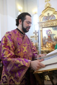 Божественная литургия в храме великомученика Георгия Победоносца г. Саратова